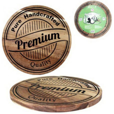 Доска разделочная Premium quality круглая (акация) 20*20*1,5 см SNT Украина