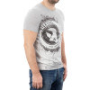 T-shirt gray melange S 100% cotton Intertool SP-2221