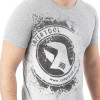 T-shirt gray melange S 100% cotton Intertool SP-2221