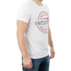 T-shirt light gray melange S 100% cotton Intertool SP-2211