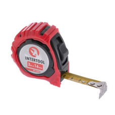Рулетка с фиксатором 3 м*16 мм Магнит Intertool MT-0503