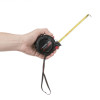 Roulette with a metal cloth covered with nylon and magnets on a hook 8 m*25 mm STORM Intertool MT-0828
