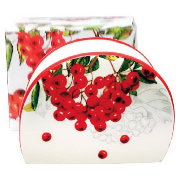 Napkin holder Kalina red (length-10 cm, h-8 cm) SNT Ukraine