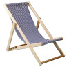 Beach chaise longue made of natural wood SportBaby