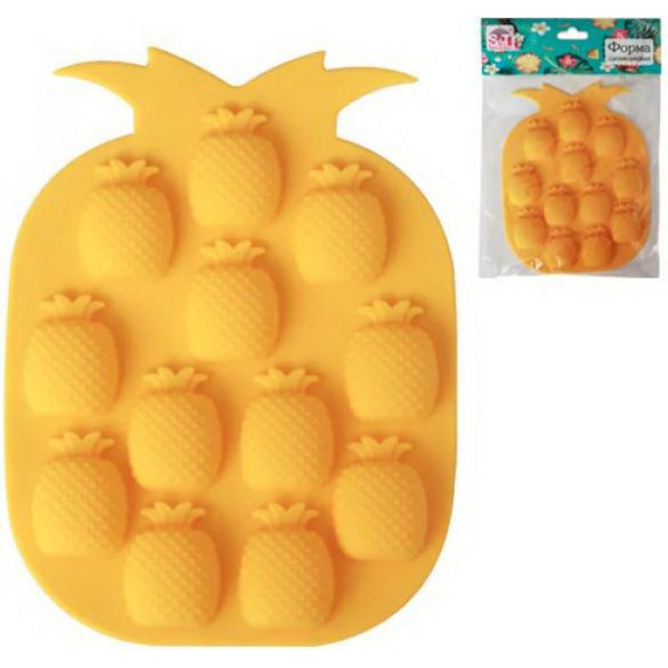 Silicone mold Pineapple 18*14*1.5 cm SNT Ukraine