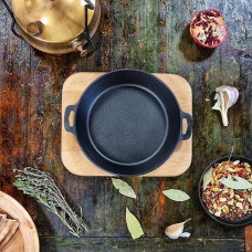 Жарівня чавунна лита 20*4 см з підставкою Horeca SNT Україна