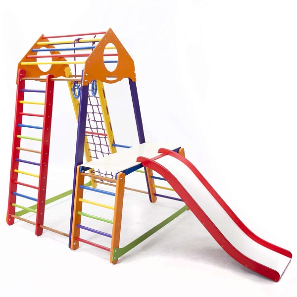 Children's sports complex BambinoWood Color Plus 1-1, SportBaby