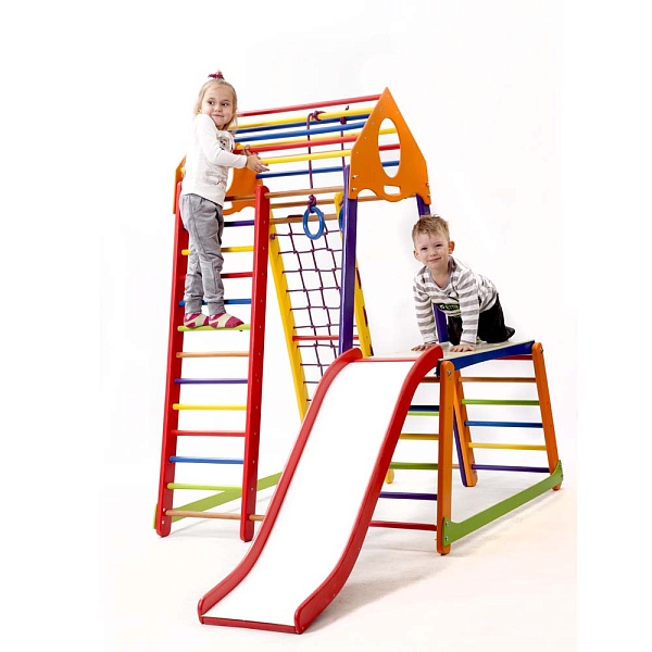 Children's sports complex BambinoWood Color Plus 1-1, SportBaby