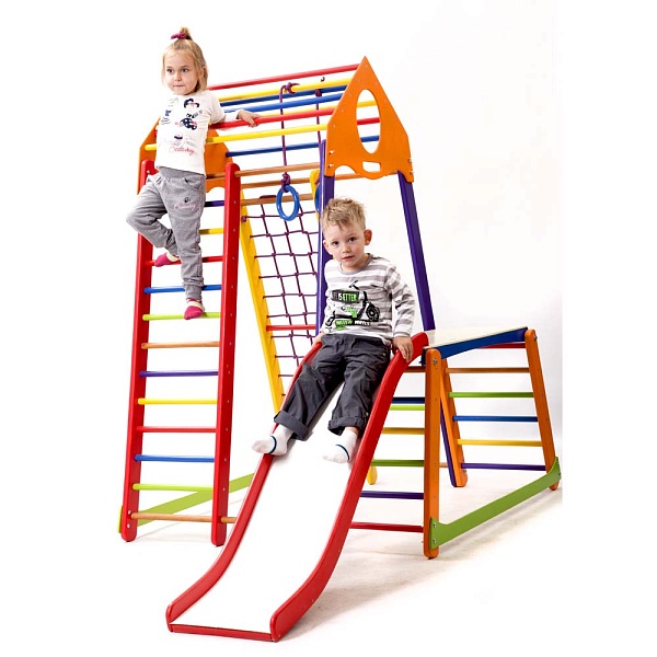 Children's sports complex BambinoWood Color Plus 1-1, SportBaby