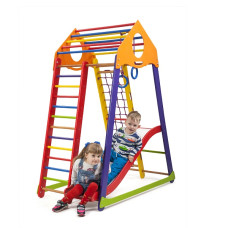 Дитячий спортивний комплекс для розвитку BambinoWood Color Plus 1, СпортБебі
