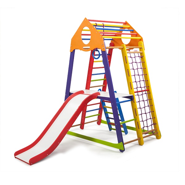 Children's sports complex BambinoWood Color Plus 2, SportBaby