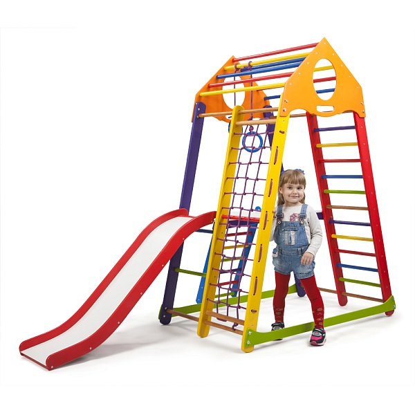 Children's sports complex BambinoWood Color Plus 2, SportBaby