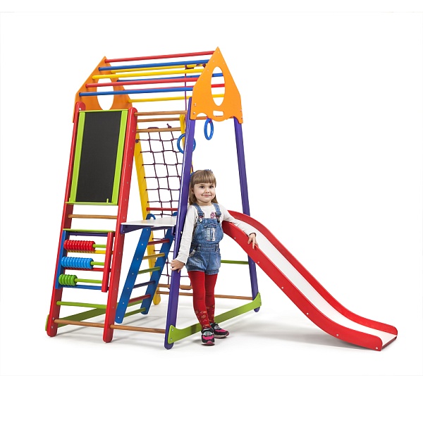 Children's sports complex BambinoWood Color Plus 3, SportBaby