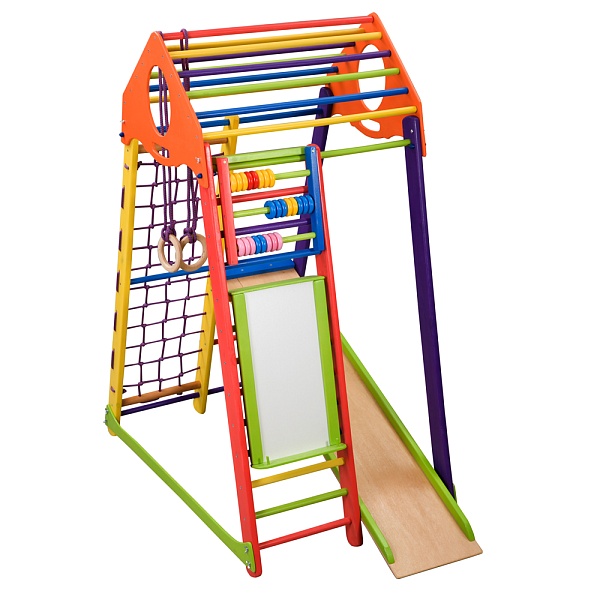 Children's sports complex BambinoWood Color Plus, SportBaby