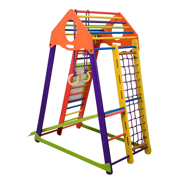 Children's sports complex BambinoWood Color Plus, SportBaby