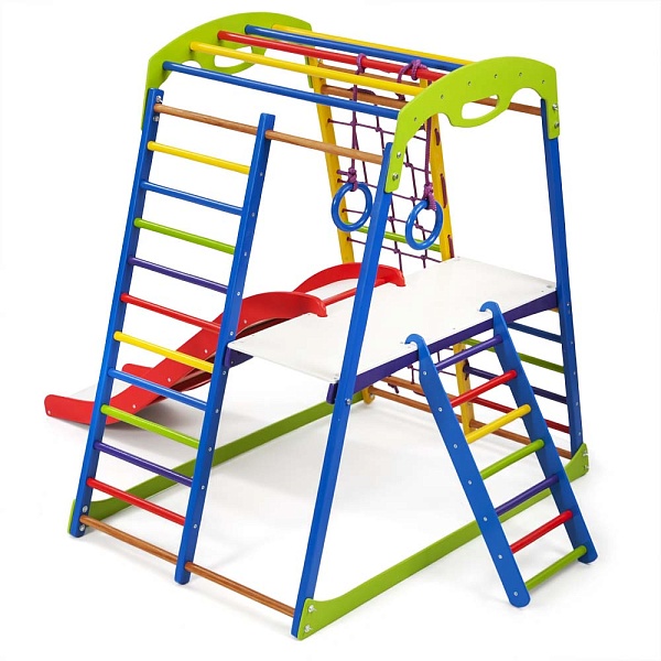 Children's sports complex for home SportWood Plus 2, SportBaby