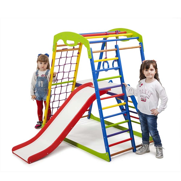 Children's sports complex for home SportWood Plus 2, SportBaby