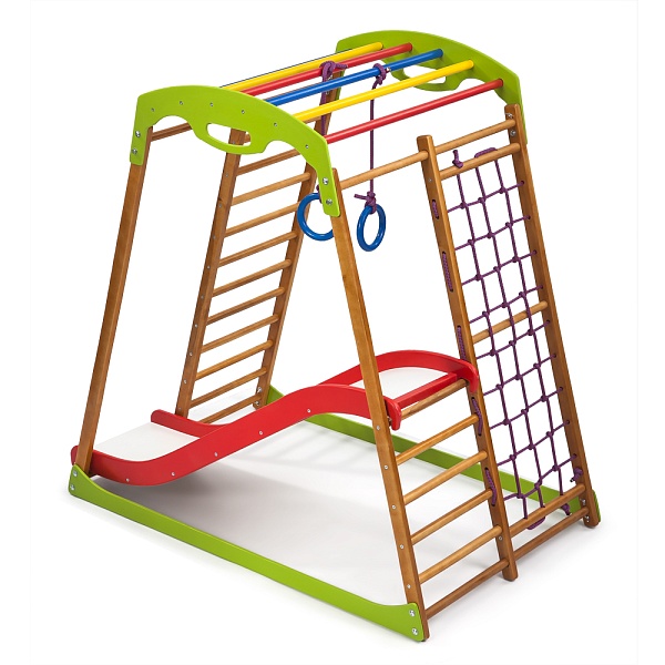 Children's sports complex for home Wood Plus 1, SportBaby
