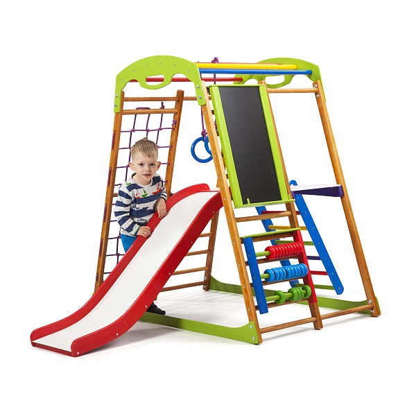 Children's sports complex for home Wood Plus 3, SportBaby