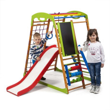 Children's sports complex for home Wood Plus 3, SportBaby