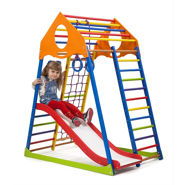 Дитячий спортивний комплекс KindWood Color Plus 1, СпортБебі