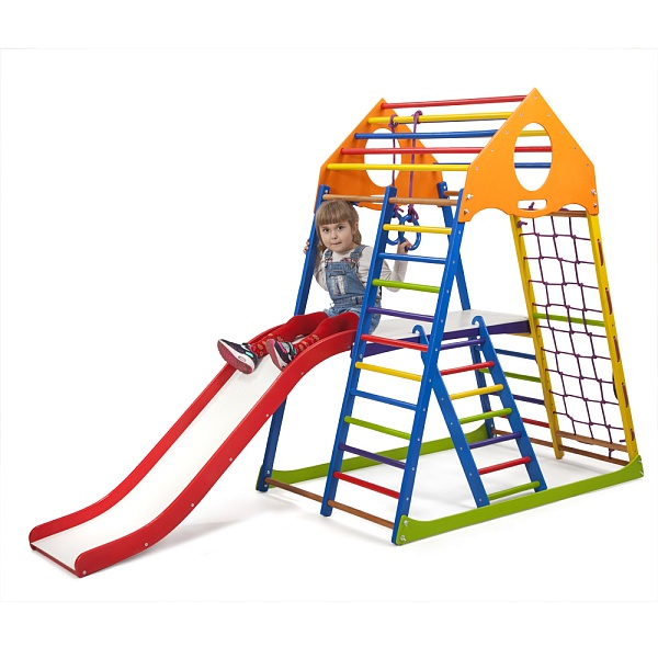 Дитячий спортивний комплекс KindWood Color Plus 2, СпортБебі