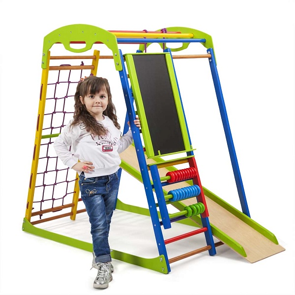 Children's sports complex for home SportWood Plus, SportBaby
