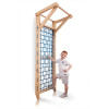 Gladiator net with horizontal bar made of natural wood 7-220 cm, SportBaby