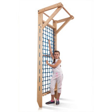 Gladiator net with bar 7-240 cm natural wood SportBaby