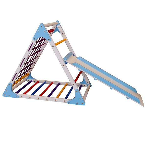 Pickler's triangle with net + slide from 2 months 80 cm SportBaby color