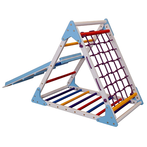 Pickler's triangle with net + slide from 2 months 80 cm SportBaby color
