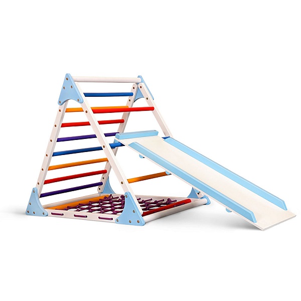 Pickler's triangle with net + slide from 2 months 80 cm SportBaby color