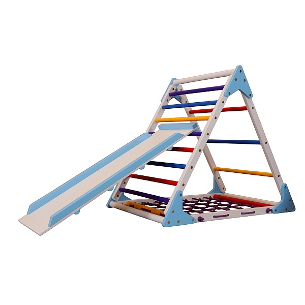 Pickler's triangle with net + slide from 2 months 80 cm SportBaby color