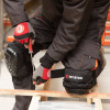 Protective knee pads, anti-slip PVC pads, 600D fabric, gel pads, neoprene straps Intertool SP-0054