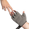 Fingerless glove, amara eco-leather, protective inserts on the palm, lycra inserts on the back of the palm, fastening with a Velcro strap, 10 Intertool SP-0146