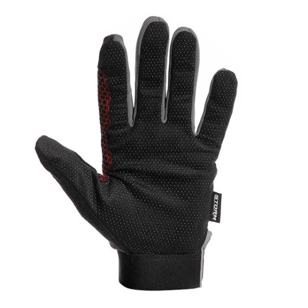 Gloves made of spandex, breathable material, anti-slip coating on the palm, reinforcement on the thumb and forefinger 10 ( XL)STORM Intertool SP-0181