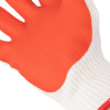 Glove knitted, polycotton, glass (mason), with double latex coating red, 10 Intertool SP-0004