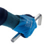 Knitted glove, synthetic, with full nitrile coating, porous nitrile palm coating, 10 Intertool SP-0111