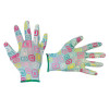 Garden gloves with nitrile coating 8 blue Intertool SP-0164