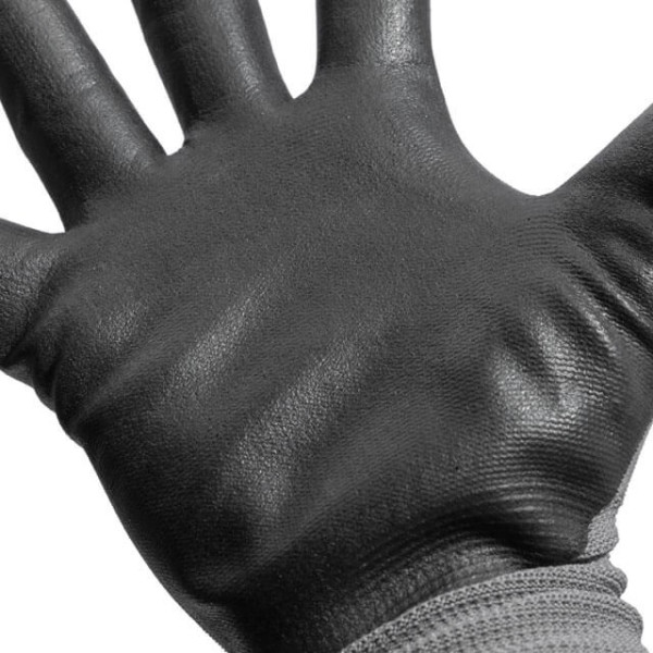 Knitted gloves with nitrile coating 10 (120 pairs/box) Intertool SP-0122
