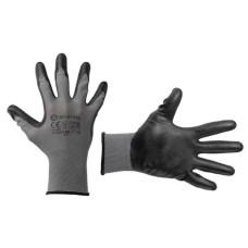 Knitted gloves with nitrile coating 10 (120 pairs/box) Intertool SP-0122