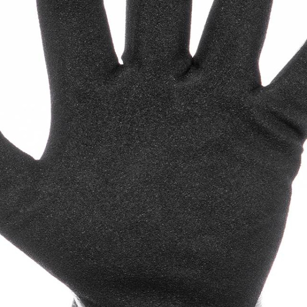 Gloves Synthetic Knitted Full Double Layer Nitrile Basic Smooth Porous Palm Breathable 10 STORM Intertool SP-0190