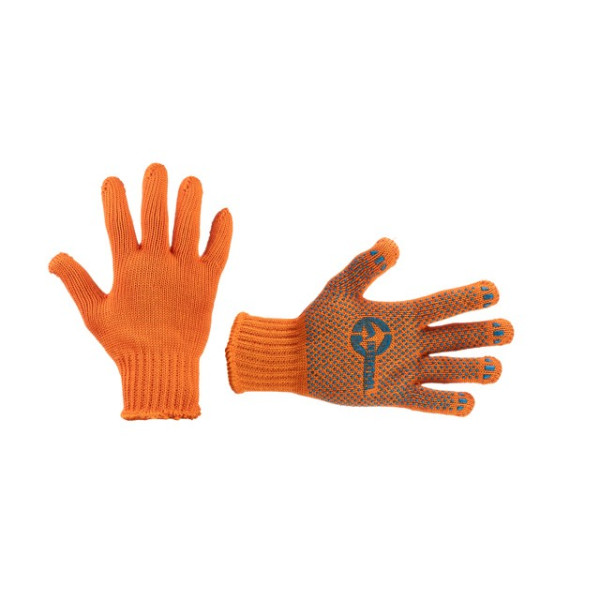 Cotton glove with PVC dots on the palm Intertool SP-0135