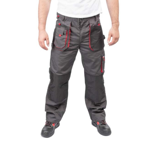 Work pants 80% polyester, 20% cotton, density 260 g / m2, S Intertool SP-3011