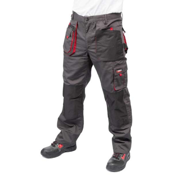 Work pants 80% polyester, 20% cotton, density 260 g / m2, S Intertool SP-3011
