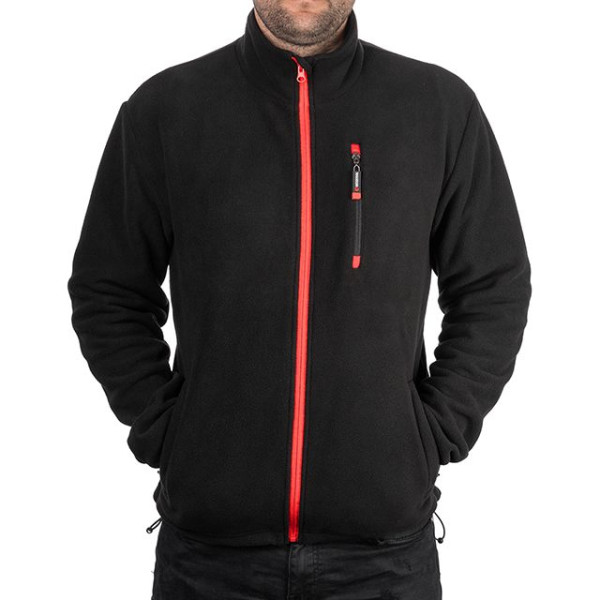 Fleece jacket, polyester fabric, density 280 G, with chest pocket and two side pockets, size L Intertool SP-3103