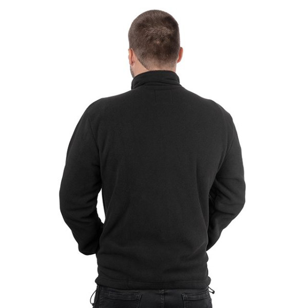 Fleece jacket, polyester fabric, density 280 G, with chest pocket and two side pockets, size M Intertool SP-3102