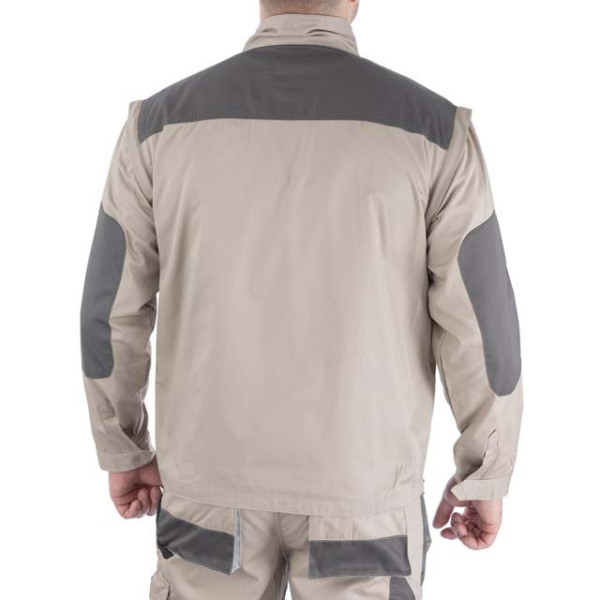 Куртка рабочая 2 в 1, 100% хлопок, плотность 180 г/м2, M Intertool SP-3032