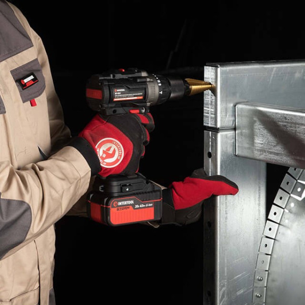 Куртка рабочая 2 в 1, 100% хлопок, плотность 180 г/м2, M Intertool SP-3032