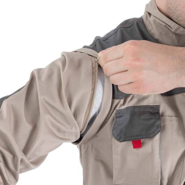 Куртка рабочая 2 в 1, 100% хлопок, плотность 180 г/м2, XXXL Intertool SP-3036